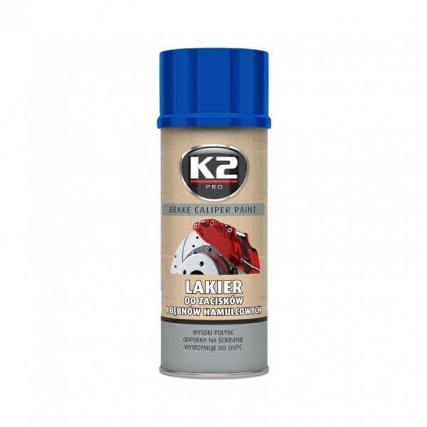 K2 BRAKE CALIPER PAINT 400 ml MODRÁ - farba na brzdové strmene a bubny