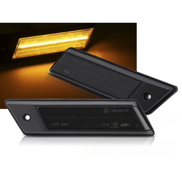 BMW E30/E28/E24/E23 - LED Dynamické blikače DYMOVÉ
