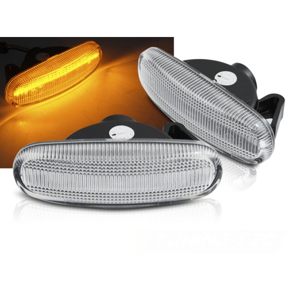 FIAT Punto EVO 2009-2012 - LED dynamické blikače biele