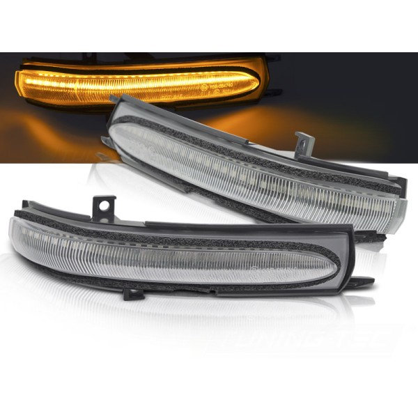 HONDA CIVIC 04-06 - LED dynamické blikače do zrkadiel ČÍRE