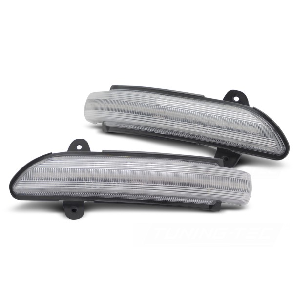 Mercedes trieda S W221 pred-facelift 2006-2009 - LED Blikače do zrkadiel číre