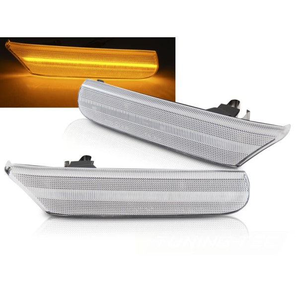 PORSCHE 911 (996) 1999 - 2004 - LED dynamické blikače biele