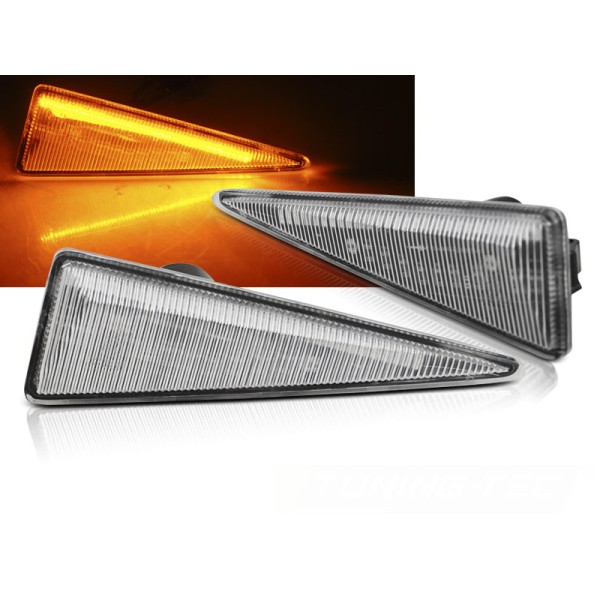 Renault Megane MK2 Grandtour (KM) 08.2003-2009 - LED dynamické blikače bielej