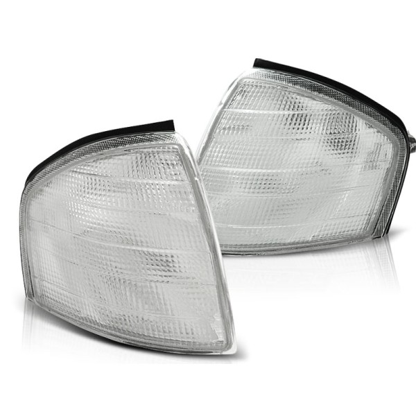 MERCEDES BENZ W202 C-KLASE 93-00 - blikače biele