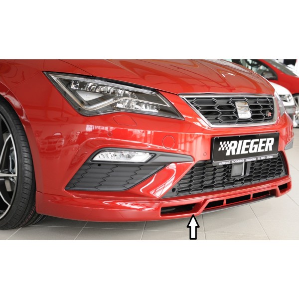 Rieger spojler pod predný nárazník pre Seat Leon FR 5F 3-dver. (sc), 5-dver., 5-dver. (ST/Combi) po faceliftu, r.v. 01/17-, plast ABS bez povrchovej úpravy