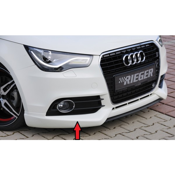 Rieger spojler pod predný nárazník pre Audi A1 8X 3-dver., 5-dver. (sportback) pred faceliftom, r.v. 08/10-12/14, plast ABS bez povrchovej úpravy