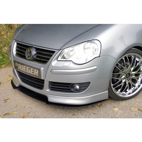 Rieger spojler pod predný nárazník pre Volkswagen Polo 5 9N 3-dver., 5-dver. po faceliftu, r.v. 00/06-, plast ABS bez povrchovej úpravy