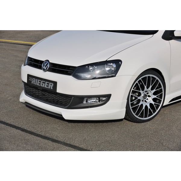 Rieger spojler pod predný nárazník pre Volkswagen Polo 6 6R 3-dver., 5-dver. pred faceliftom, r.v. 04/09-01/14, plast ABS bez povrchovej úpravy, bez rebrovania