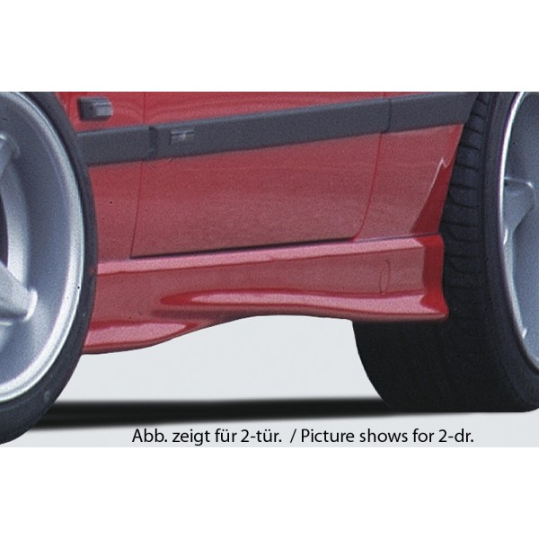 Rieger bočný prah mont. strana ľavá pro BMW rad 3 E36 sedan, touring, plast ABS bez povrchovej úpravy