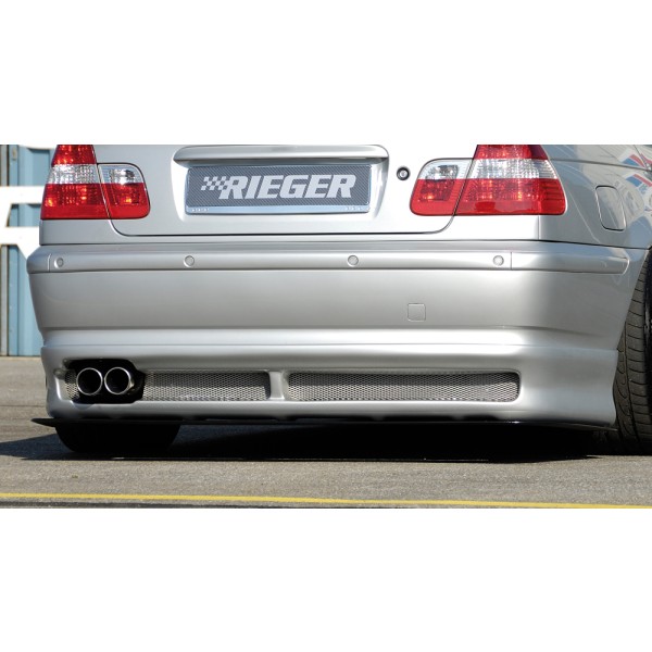 Rieger spojler pod zadný nárazník pre BMW rad 3 E46 sedan po faceliftu r.v. 02/02-, plast ABS bez povrchovej úpravy