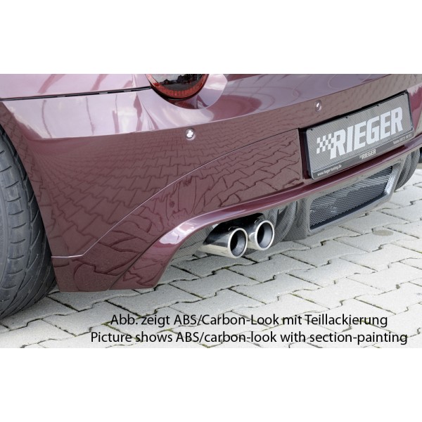 Rieger spojler pod zadný nárazník pre BMW Z4 E85 roadster pred faceliftom r.v. 02/03-12/05, plast ABS bez povrchovej úpravy, pro vozy s dvojitou koncovkou vlevo