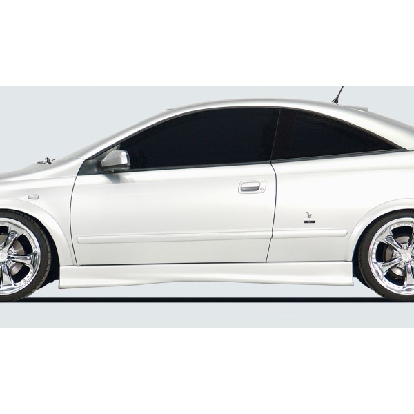 Rieger bočný prah mont. strana pravá pro Opel Astra G 3-dver., cabrio, kupé, plast ABS bez povrchovej úpravy