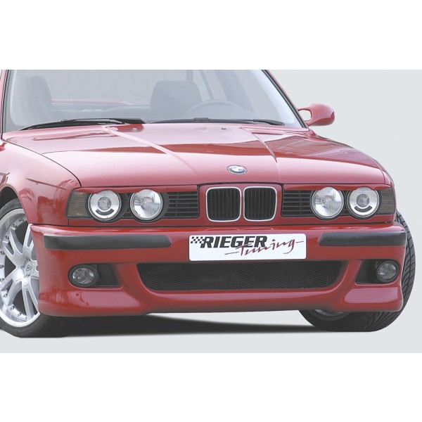 Rieger kompletný predný nárazník E39-Look pro BMW rad 5 E34 sedan, touring, plast ABS bez povrchovej úpravy, s držáky pro originální mlhová světla