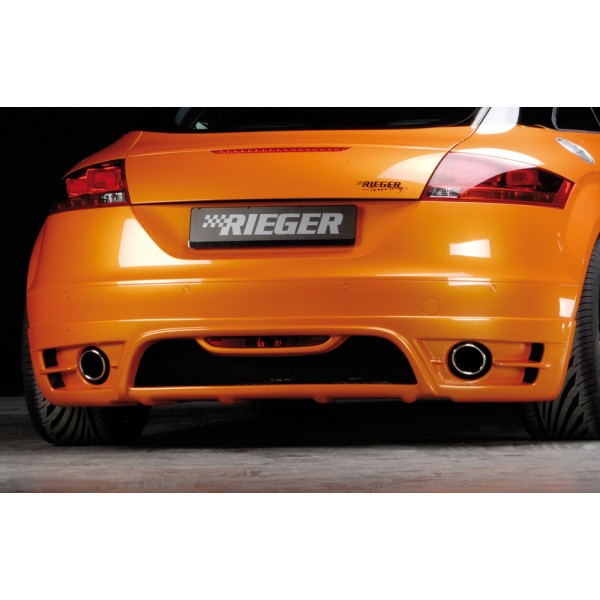 Rieger spojler pod zadný nárazník pre Audi TT 8J kupé, roadster pred faceliftom r.v. 09/06-06/10, plast ABS bez povrchovej úpravy, pro vozy s koncovkami na obou stranách