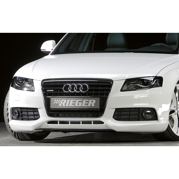 Rieger spojler pod predný nárazník pre Audi A4 B8, B81 avant, sedan pred faceliftom, r.v. 11/07-12/11, plast ABS bez povrchovej úpravy, mimo S-Line