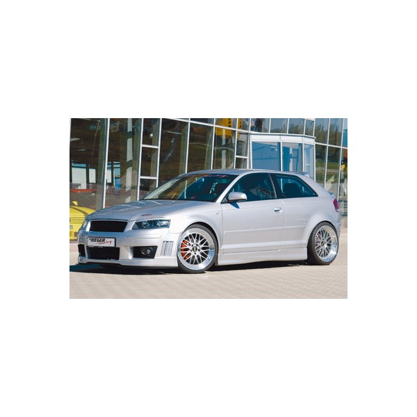 Rieger bočný prah mont. strana pravá pro Audi A3 8P 3-dver., plast ABS bez povrchovej úpravy
