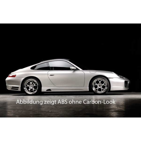 Rieger bočný prah mont. strana ľavá pro Porsche 911 Typ 996 kabriolet, kupé, r.v. 09/97-08/05, plast ABS bez povrchovej úpravy, s prelisom a výrezom