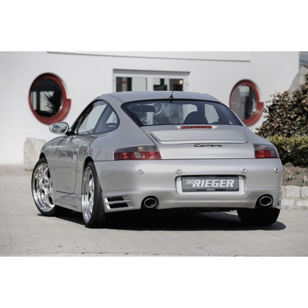 Rieger spojler pod zadný nárazník pre Porsche 911 Typ 996 kabriolet, kupé r.v. 09/97-09/01, plast ABS bez povrchovej úpravy