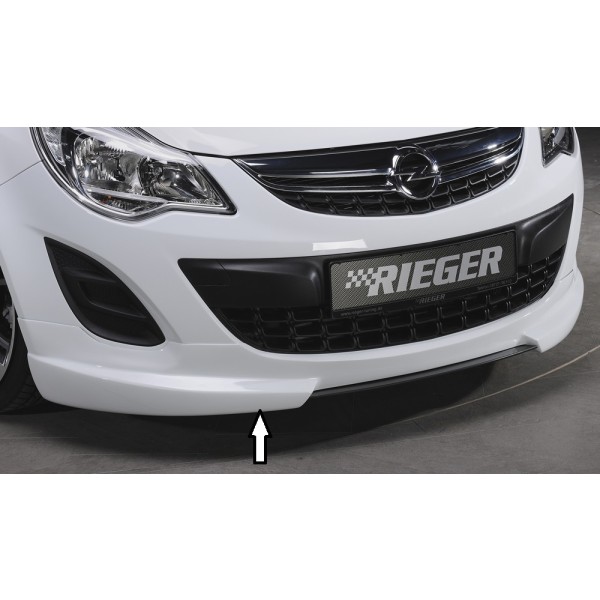 Rieger spojler pod predný nárazník pre Opel Corsa D 3-dver., 5-dver. po faceliftu, r.v. 01/11-, plast ABS bez povrchovej úpravy, bez rebrovania