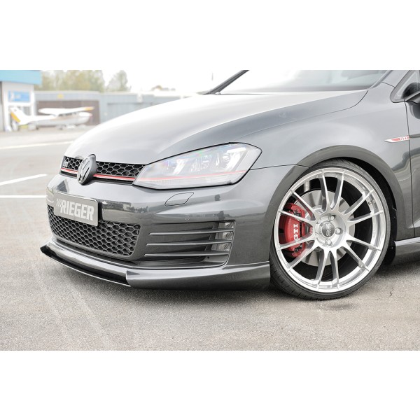 Rieger spojler pod predný nárazník pre Volkswagen Golf 7 GTD, GTI 3-dver., 5-dver. pred faceliftom, r.v. 04/13-12/16, 06/13-12/16, plast ABS bez povrchovej úpravy