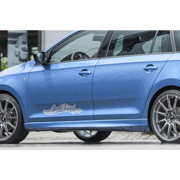 Rieger bočný prah mont. strana ľavá pro Škoda Rapid NH notchback, spaceback vr. faceliftu, r.v. 05/17-, 07/12-04/17, plast ABS bez povrchovej úpravy