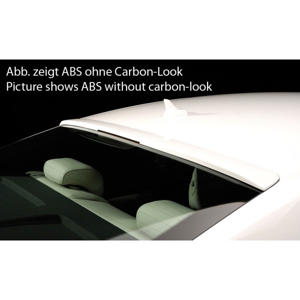 Rieger pätka na zadné okno pro Audi A5 S5 B8, B81 kupé vr. faceliftu, 06/07-07/11, 10/11-06/16, plast ABS s povrchovou úpravou Carbon-Look