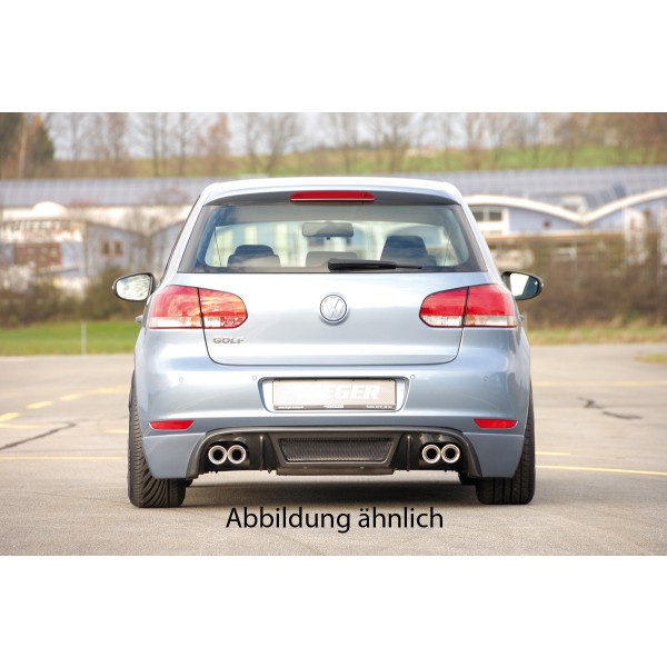 Rieger spojler pod zadný nárazník pre Volkswagen Golf 6 3-dver., 5-dver. r.v. 10/08-, plast ABS s povrchovou úpravou Carbon-Look, pro koncovku vlevo