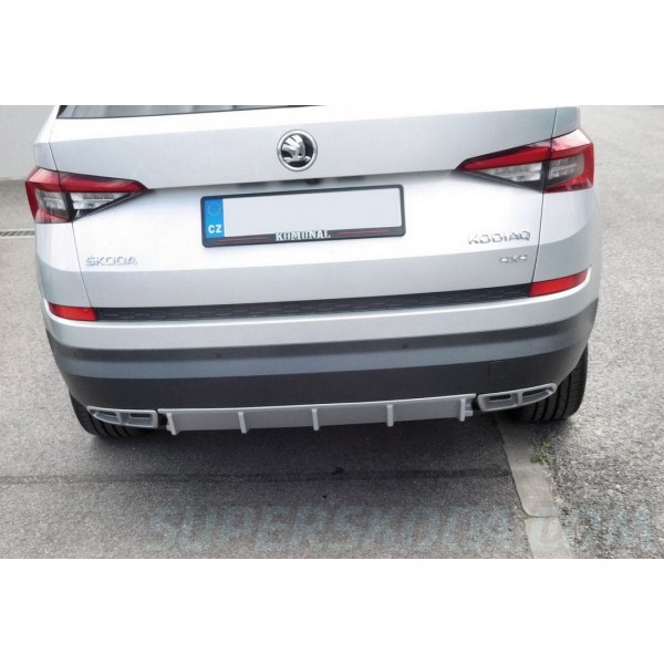 Škoda KodiaQ - zadný difúzor ALU look