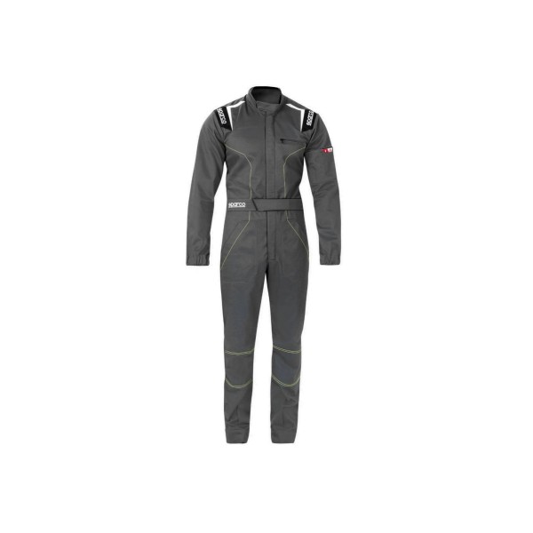 Kombinéza Sparco MS-4 pre karting alebo mechaniky, farba: sivá