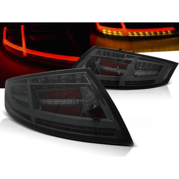 AUDI TT 06-14 - zadné LED svetlá dymová s dynamickým blinkerom LED BAR