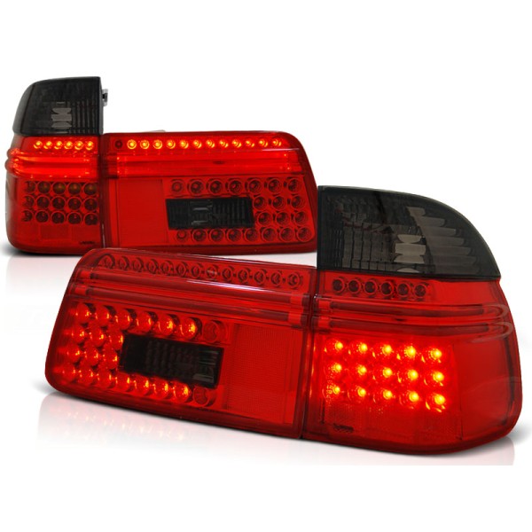 BMW E39 97-00 COMBI - zadné LED svetlá červeno dymová