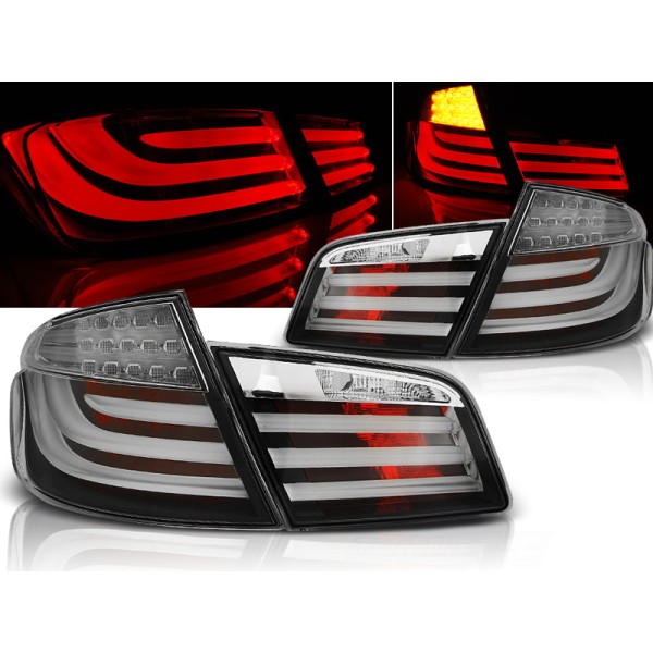 BMW F10 10-13 SEDAN - zadné LED svetlá čierna LED BAR