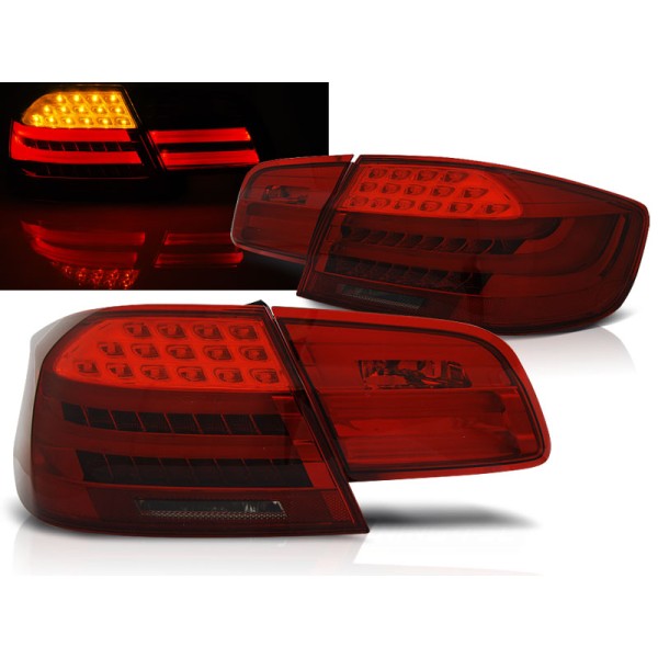 BMW E92 06-10 COUPE - zadné LED svetlá červeno dymová LED BAR