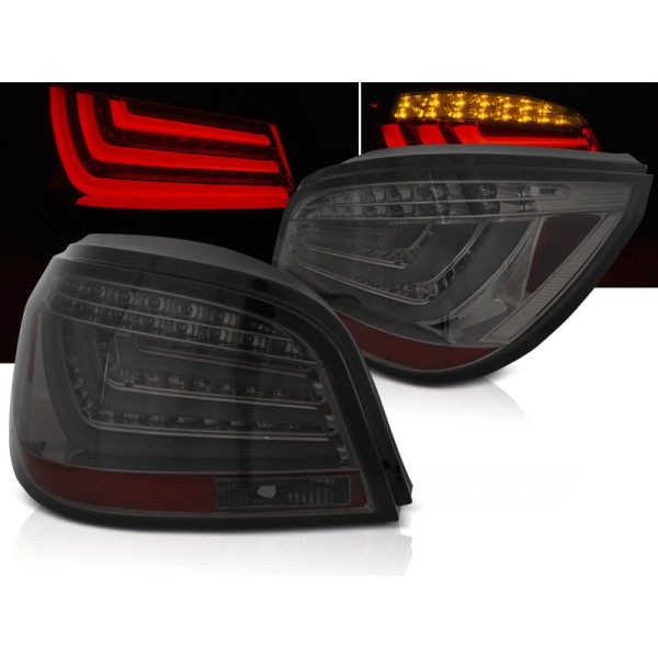 BMW E60 LCI 07-10 - zadné LED svetlá dymová LED BAR