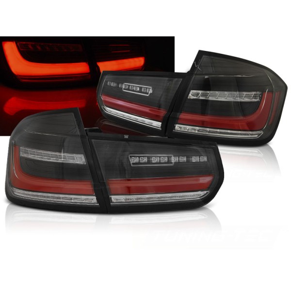 BMW F30 11-18 SEDAN - zadné LED svetlá čierna LED BAR