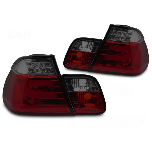BMW E46 1997-2001 Sedan - Zadné LED svetlá DYMOVÁ