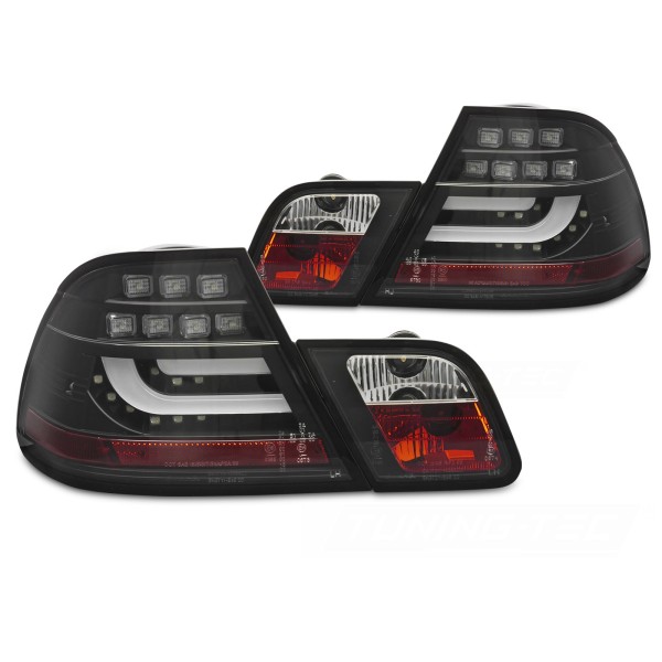 BMW E46 1999-2003 Coupe - Zadné LED svetlá ČIERNA