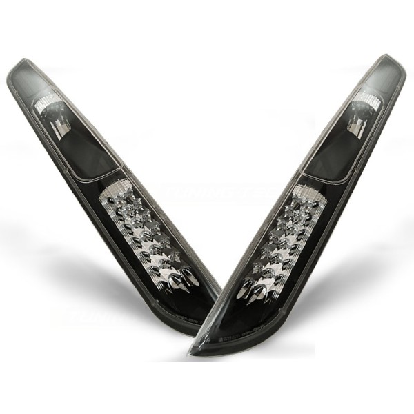 FORD FOCUS MK2 04-08 hatb. - zadné LED svetlá čierna