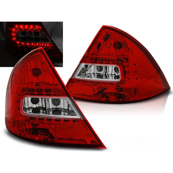 FORD MONDEO MK3 00-07 SEDAN / liftback - zadné LED svetlá červeno biela