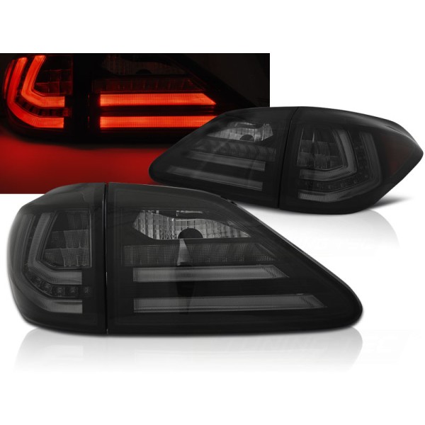 LEXUS RX III 350 09-12 - zadné LED svetlá dymová LED BAR s dynamickým blinkerom