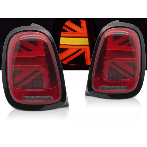 Mini Cooper F55/F56/F57 6-PIN 2014-2017, zadné LED svetla ČERVENÁ