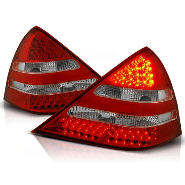 MERCEDES R170 SLK 96-04 - zadné LED svetlá červeno biela