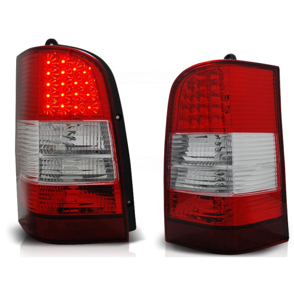 MERCEDES VITO V-KLASA W638 96-03 - zadné LED svetlá červeno biela