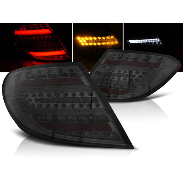 MERCEDES C-KLASA W204 07-10 SEDAN - zadné LED svetlá  dymová LED BAR