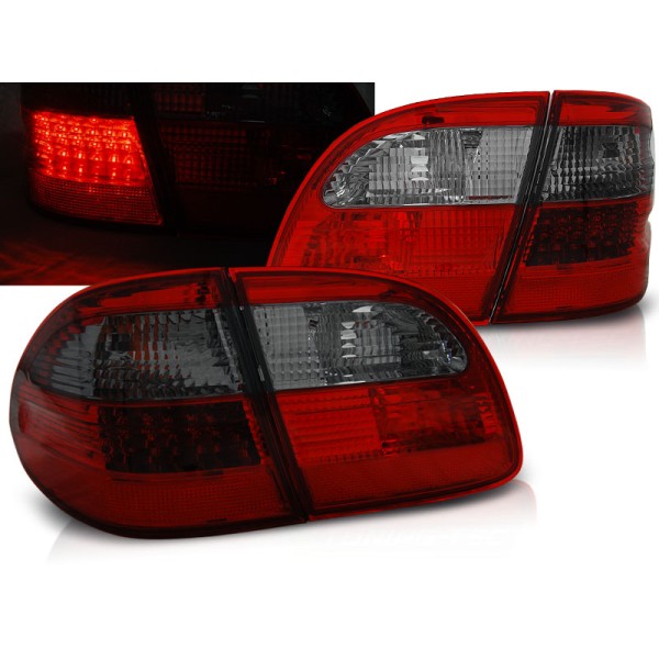 MERCEDES W211 E-KLASA 02-06 COMBI - zadné LED svetlá červeno dymová