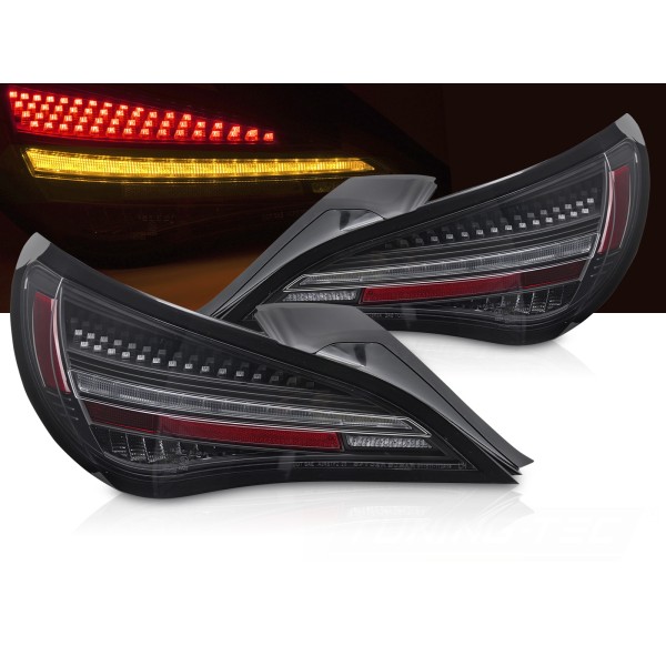 MERCEDES CLA C117 2013-2019 OE LED - Zadné LED svetlá SEQ čierna