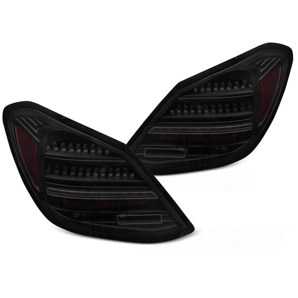 Mercedes triedy C W205 2014-2021 - zadné LED svetlá dymové SEQ pre model s OEM žiarovkovými svetlami