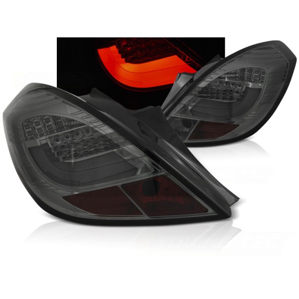 OPEL CORSA D 3D 06-14 - zadné LED svetlá dymová LED BAR
