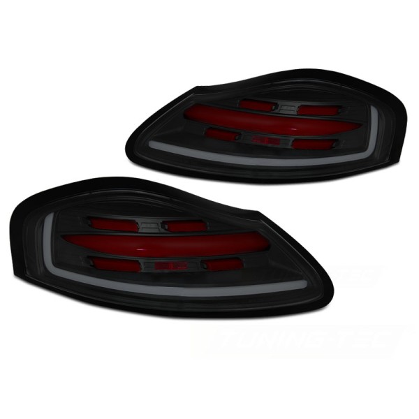 PORSCHE BOXSTER 986 96-04 - zadné LED BAR svetlá dymová SEQ s dynamickým blinkrom
