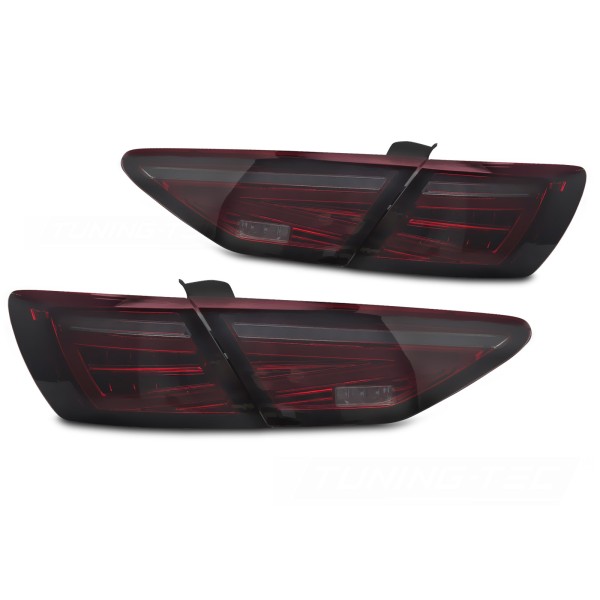 Seat Leon III 5F 2012-2020 Hatchback OEM LED - zadné LED svetlá červená dymová
